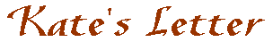 Kate's Letter