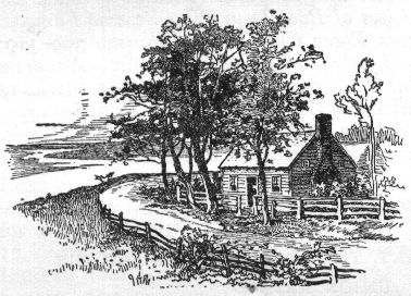 A Little Log Cabin.