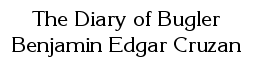 The Diary of Bugler Benjamin Edgar Cruzan