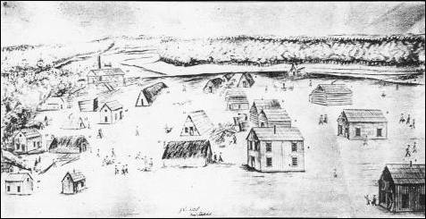 please click on picture to see map with a key to identifying the buildings