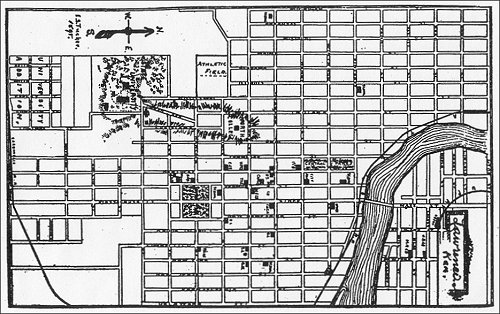 map of Lawrence - please click to view larger version