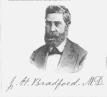 [Picture of J. H. Bradford, M.D.]