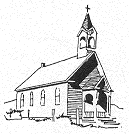 New England style meeting house, with steeple