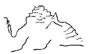 Courthouse Rock drawing