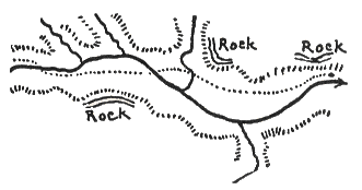 Map of route along the Republican River