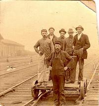 A. C. Blanton and his crew