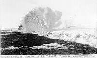 A snowplow clears the Union Pacific railroad tracks at Dorrance, KS in 1912
