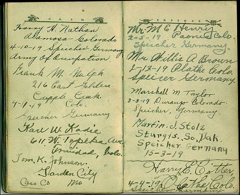 pages with addresses