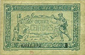 50 centimes - front