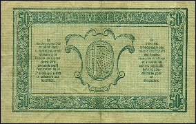 50 centimes - back