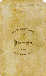 W. D. Packard, Frazeysburg, Ohio