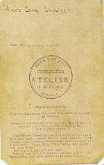 From the New Photographic Atelier, G. W. Chase, Newark, Ohio
