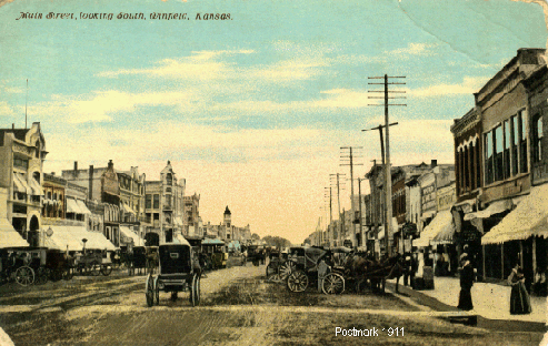 View of Main Street, Winfield, Kansas