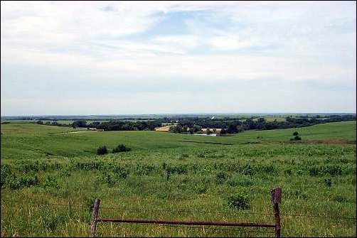 small group of buildings nestled in the hills