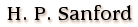 H. P. Sanford