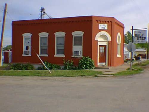 The old back, in bright red brick looking from the other direction