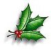bright sprig of holly