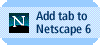 Netscape 6 tab