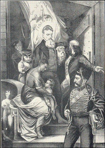 Currier and Ives lithograph of the Ransom painting