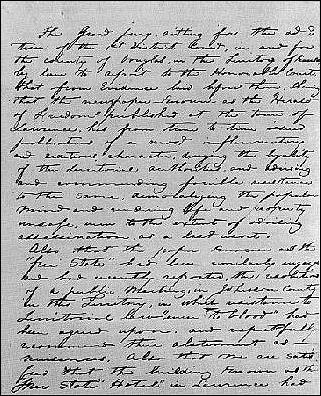Douglas County KS grand jury recommendation, May 1856, document 1