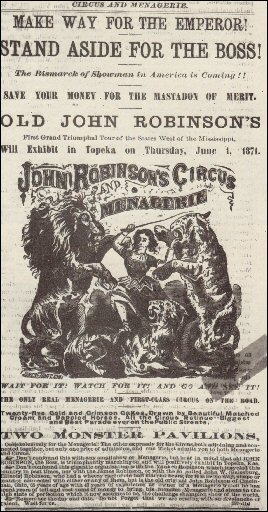 bold circus poster