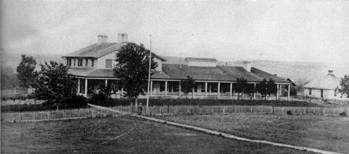 First permanent hospital about 1865