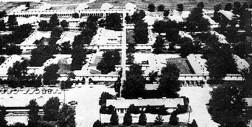 Camp Whitside, World War II cantonment hospital, 1953.