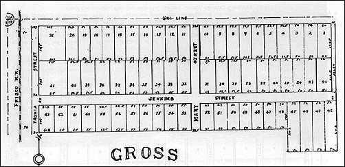 Plat of Gross Camp, 1914