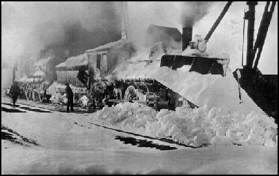 A Locomotive Snowplow