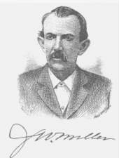 [Picture of J. W. Miller]