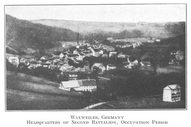 Waxweiler, Germany - Headquarters of Second Battalion, Occupation Period.