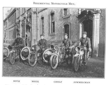 Regimental Motorcycle Men. -- Roth - Meek - Chelf - Zimmerman