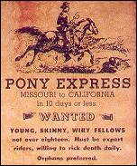 Pony Express poster