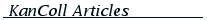KanColl Articles
